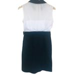 Max and Cleo  Rebecca satin sleeveless tuxedo mini cocktail Dress size 2 Photo 3