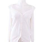 Massimo Dutti Sweater Cold-Shoulder Button-Front(Made in Italy) Size L New w/Tag Photo 11