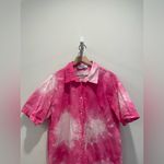 MSGM Denim Camica‎ Shirtdress Size 12 Pink Photo 5