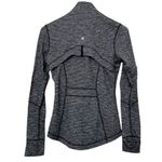 Lululemon Define Jacket Women's Size 6 Luon Black Heathered Variegated Knit Photo 4