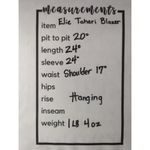 Elie Tahari  Blazer Tan Wool Silk Blend Braided Detail Woman's Size‎ Large Photo 15