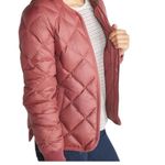 Marine layer  Laney Puffer Coat Jacket Duck Feather Down Maroon Size Medium Photo 2