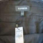 EXPRESS |Black Zippered Faux Leather Skirt sz 8 NWT Photo 3