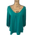 Miami (E-132) long sleeves women top size M green color Photo 1