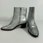 Madewell  The Darcy Ankle Boots Silver Size 7 Photo 1