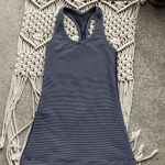Lululemon Cool Racerback II Tank Top Black White Stripe Photo 3