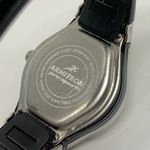 Armitron women’s watch Quartz analog 26mm silver black tone plastic band running Photo 5