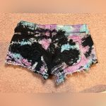 EUC Siwy 28 Camilla low rise cut off shorts Echo Wash 3” Inseam Black Purple Photo 1