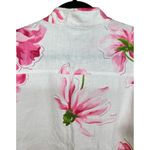 Pacific&Co Graff By Um  White/Pink Floral Print Blazer Jacket Women’s Size Medium Photo 3