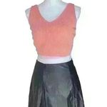 It’s NWT Woman’s Faux Leather Flared Y2K Retro Ballerina Mini Skirt Plus Size 3X Black Photo 0