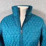 Lands' End Women's M Teal Blue Quilted Primaloft Packable Jacket Photo 3