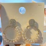 Luxury Imitation Pearl Vintage Style Statement‎ Golden Earrings fashion new Photo 0