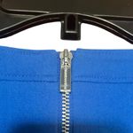 Karl Lagerfeld Paris Black Label Sapphire blue sleeveless corset front pockets Photo 6