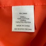 Pendleton  Tangerine White Floral Sleeveless A‎ Line Dress Size 10 Photo 10