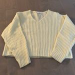 Mango New without tags pale yellow sweater size med Photo 0