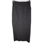 ZARA NWT Womens  Dark Charcoal Gray Grey Twist High Waisted Pencil Skirt Size XS Photo 1