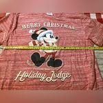 Disney Walt parks Merry Christmas from Walt’s holiday lodge shirt size medium Photo 5