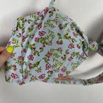 J.Crew NWT Knot Bandeau Bikini Top Cloud Meadow Floral Blue Plus Size 3X NEW Photo 4