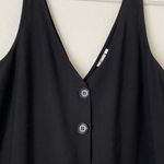 Sadie & Sage sz S black sleeveless wide leg Jumpsuit Photo 2