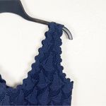 Lilly Pulitzer  Reeve Sailboat Navy Crochet V-Neck Sleeveless Dress, Size 4 Photo 6