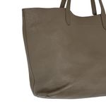 Cuyana Classic Structured Leather Tote Bag Pebbled Taupe Shoulder Work Bag Tan Photo 4