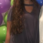 American Eagle Gray Keyhole Shirt Photo 0