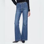 Gap  Women's High-Rise Flare Jeans in Medium Indigo Photo 1
