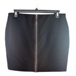 Daisy Fuentes Black Textured Stretch Pencil Skirt Size L Photo 1