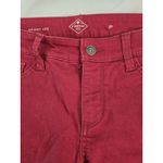 st. john's bay ​ 8P Petite Burgundy Skinny Leg Stretch Denim Jeans Pants Wine Red Photo 1