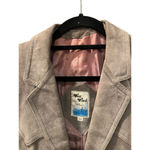 Vintage West Wind Leather Gray Jacket Women's Size 13/14 Lined Pockets Casual Photo 4