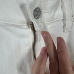 7 For All Mankind Jean Women 29 White Denim Pant Western Boho Spring Flair Y2K Photo 3