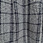 Chelsea28  V-Neck Sleeveless Navy Dark Blue Gray Checkered Jumpsuit Tie Size 12P Photo 8