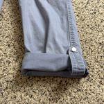 Democracy  Absolution Cargo Utility Pants Size 8 Roll Cuff Blue Shadow Stretch Photo 5