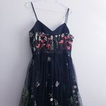 Mac Duggal Floral Embroidered A-Line Jeweled Floral Maxi Gown Photo 8