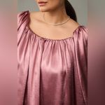 Anthropologie Mare Mare Off-The-Shoulder Puff-Sleeve Shine Mini Dress Photo 6