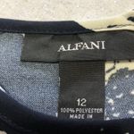 Alfani  Navy And White Floral Dress 12 Photo 5