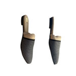 Charleston Shoe Company Blakely Mules Shoes Women’s Sz 5 Black White Stripe NEW Photo 4