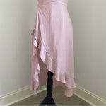 Socialite Pastel Pink Ruffled Romper size XS Girlhoodcore Asymmetrical Jumpsuit Photo 2