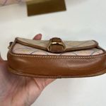 Dooney & Bourke DOONEY BOURKE Vtg Y2K Small Hobo Style Handbag Pink Matching Wallet Leather Trim Photo 5