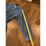 Vintage Roughrider by Circle T Blue Denim Western rodeo midi knee dress L Size L Photo 2