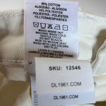 DL1961  Women's Rachel High-Rise Instasculpt Flare Raw Hem Ecru Size 25 | NWT Photo 9