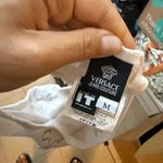 Versace Jeans Couture Y2K White Spellout Jeweled Tank Size M Photo 2