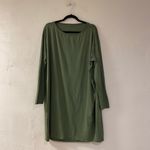 Lululemon  Back in Action Long Sleeve Dress in Green Twill Size 10 Photo 1