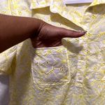 Merona Womens Tops Size XL Embroidered Eyelet Short Sleeve Popover Photo 6
