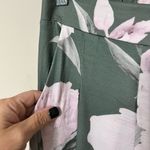 TICOSA women’s large printed palazzo lounge pants wide leg casual flowy no belt Green Photo 4