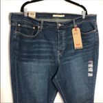 Levi's Wedgie Skinny High Rise Button Fly Jeans Size 24W Photo 3
