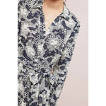 Anthropologie  Conversations Colloquial Long Sleeve Shirtdress 0 Abstract Art Photo 2