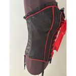 Frederick's of Hollywood Black Corset Top Size L Lace Up Burlesque Pirate Whimsy Photo 3