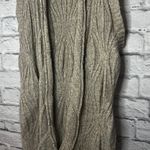 CAbi Womens Vest Long Cable Knit Beige Cotton Wool Yak Blend XS. Photo 1