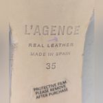 L'Agence new L’AGENCE The Lolita Shoe real leather the grey sz35 open toe slip on heels Photo 8